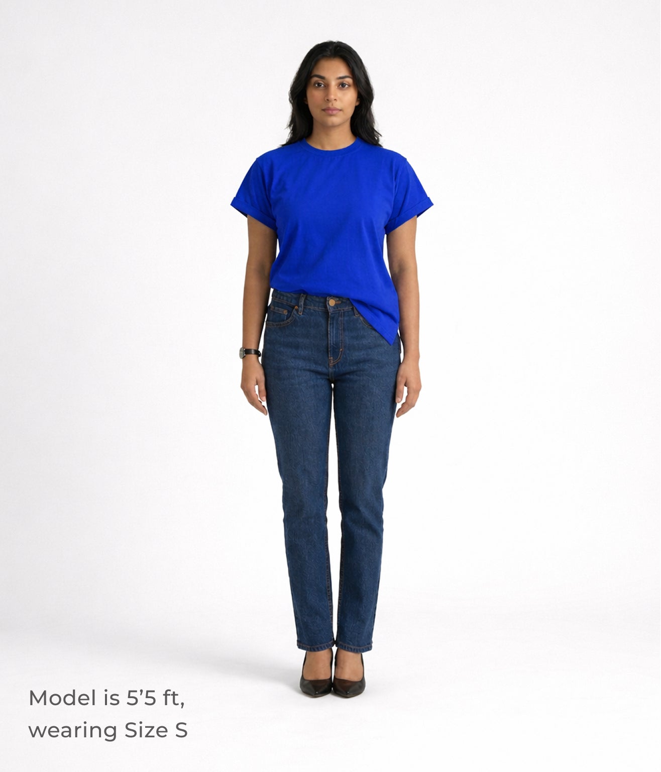 NUITO Kimono Edit top in Santorini Blue — women's kimono sleeve top, NUSKN bamboo Supima India