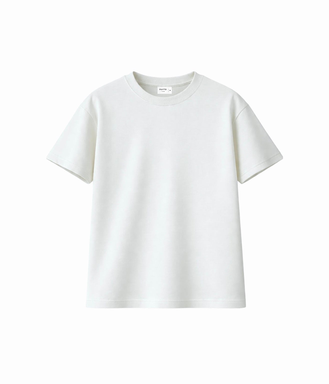 NUITO Skater Edit in Cannoli Cream — men's drop shoulder bamboo cotton tee, NUSKN 220 GSM India