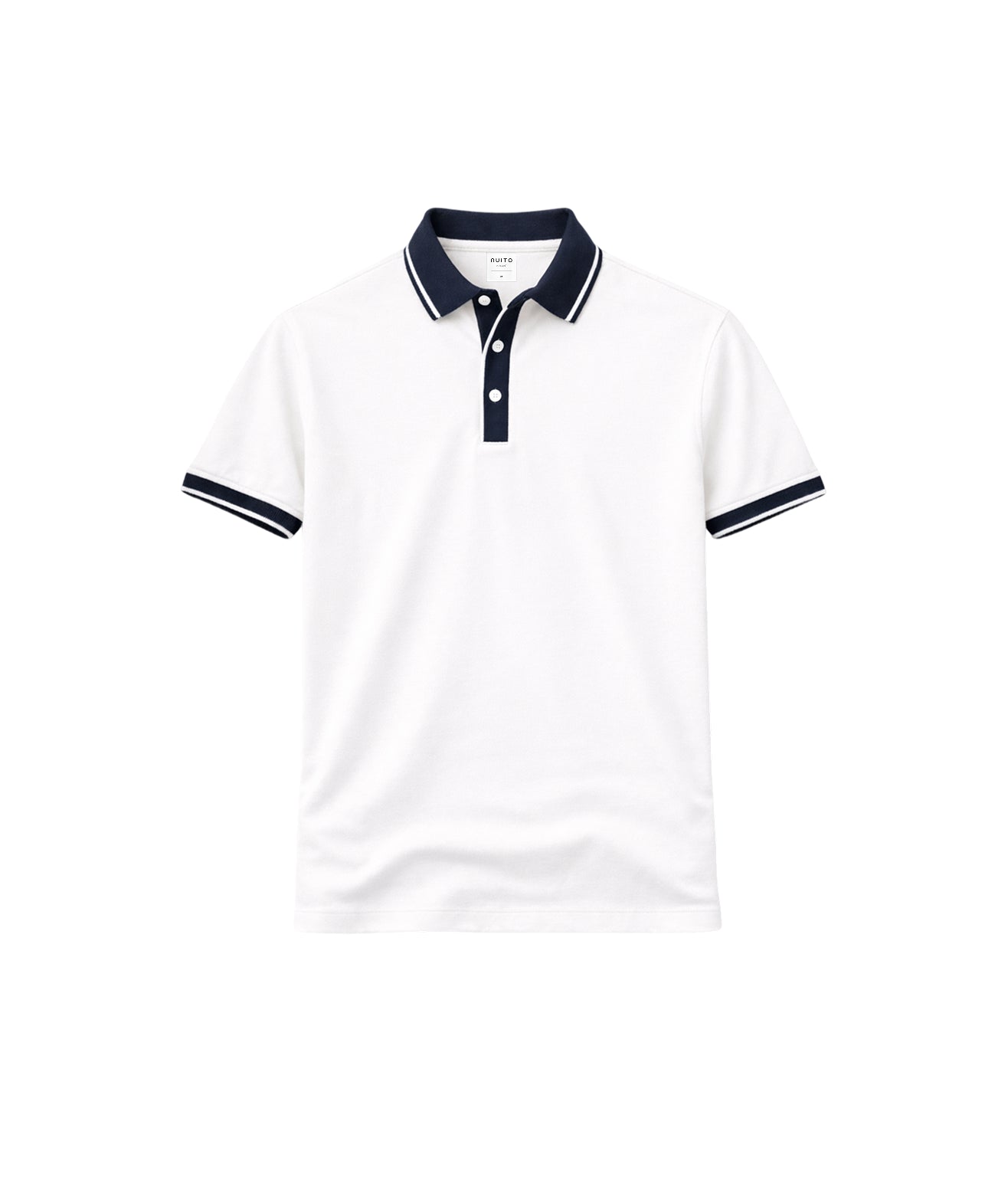 NUITO nuLUX polo in Tennis Edition — men's premium polo shirt, Tencel compact cotton India