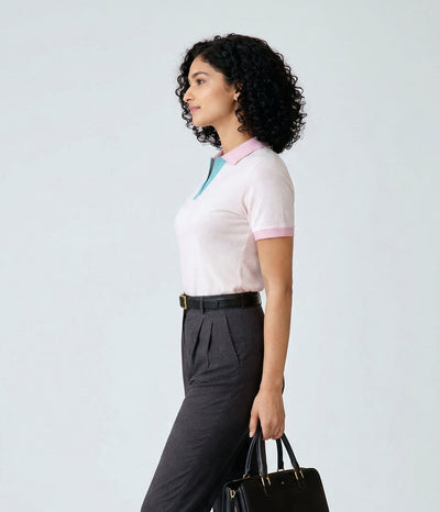 The Tencel Polo - Coconut Milk