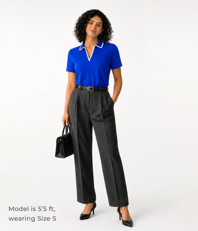 The Tencel Polo - Midnight