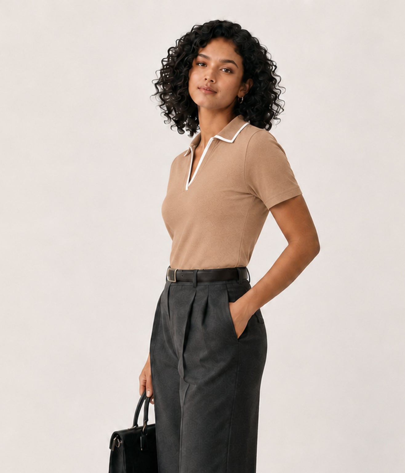 Polo Edit - Warm Taupe